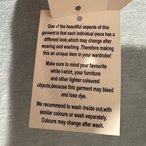 For the Republic Light Blue Dolman shortsleeve T Shirt-size Small - Picture 5 of 8